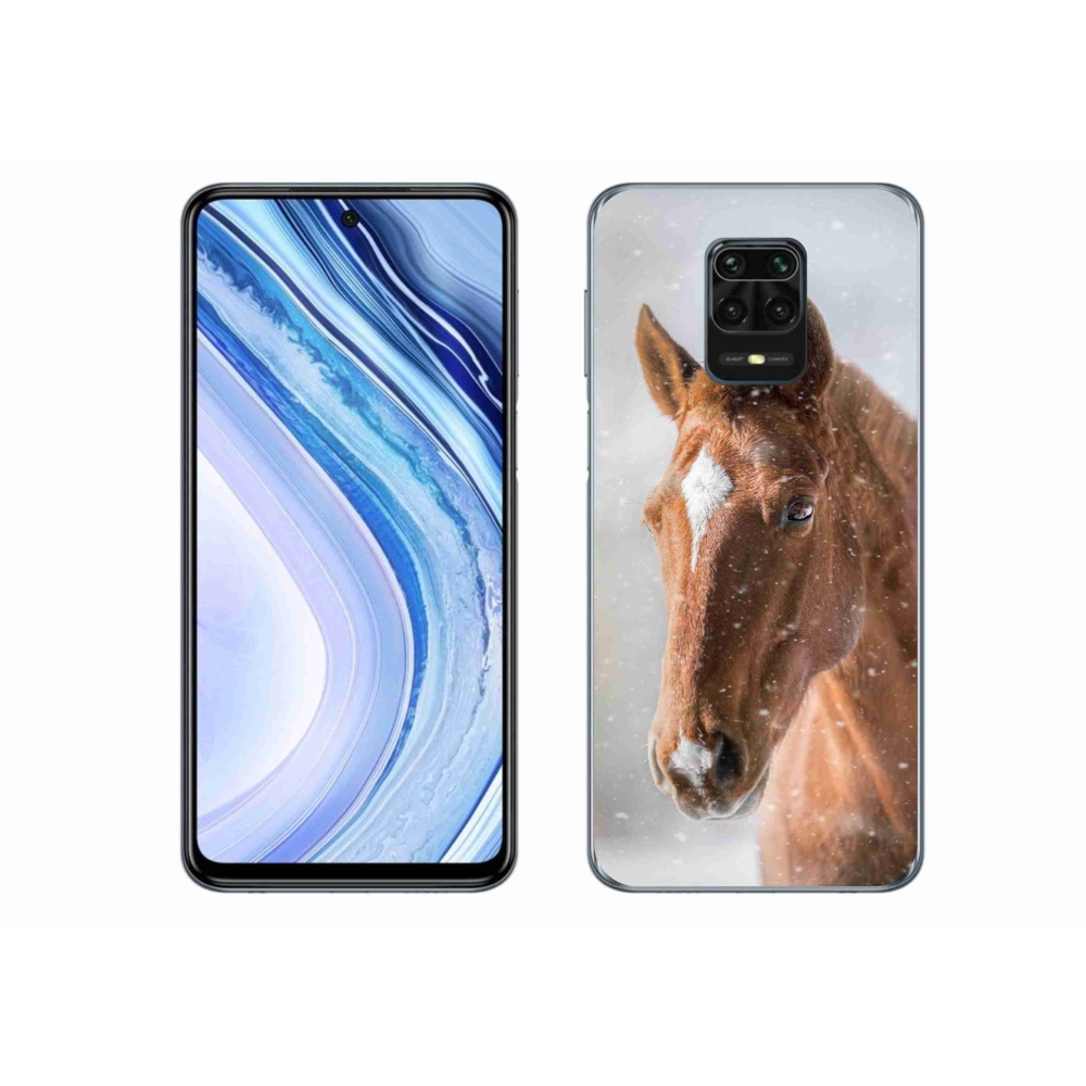 Gél borítás mmCase a Xiaomi Redmi Note 9 Pro-hoz - barna ló 2