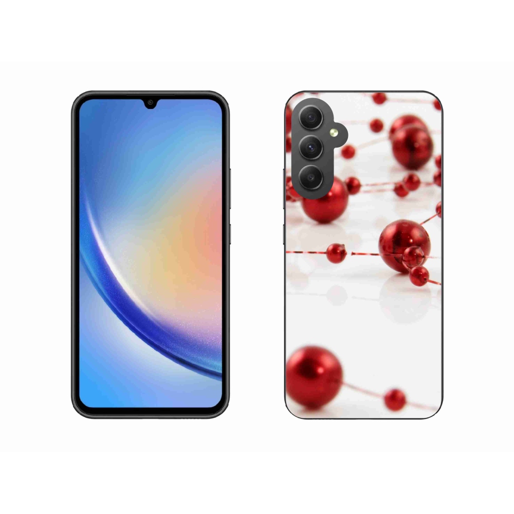 Gél borítás mmCase Samsung Galaxy A34 5G - Karácsonyi lánc