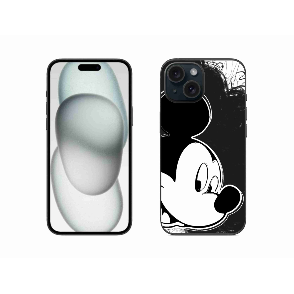 Zselés borítás mmCase iPhone 15 készülékhez - mickey egér 1