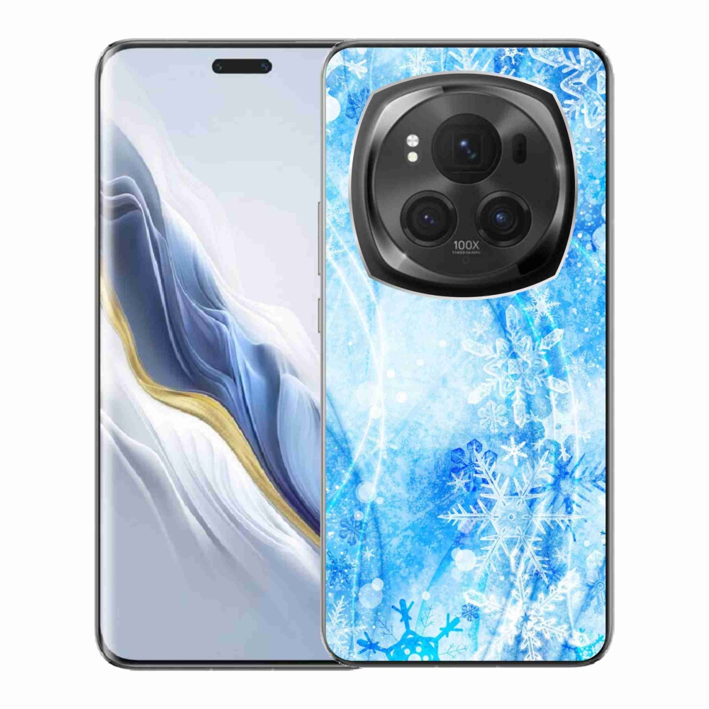 Gél borítás mmCase a Honor Magic 6 Pro 5G készülékhez - hópelyhek