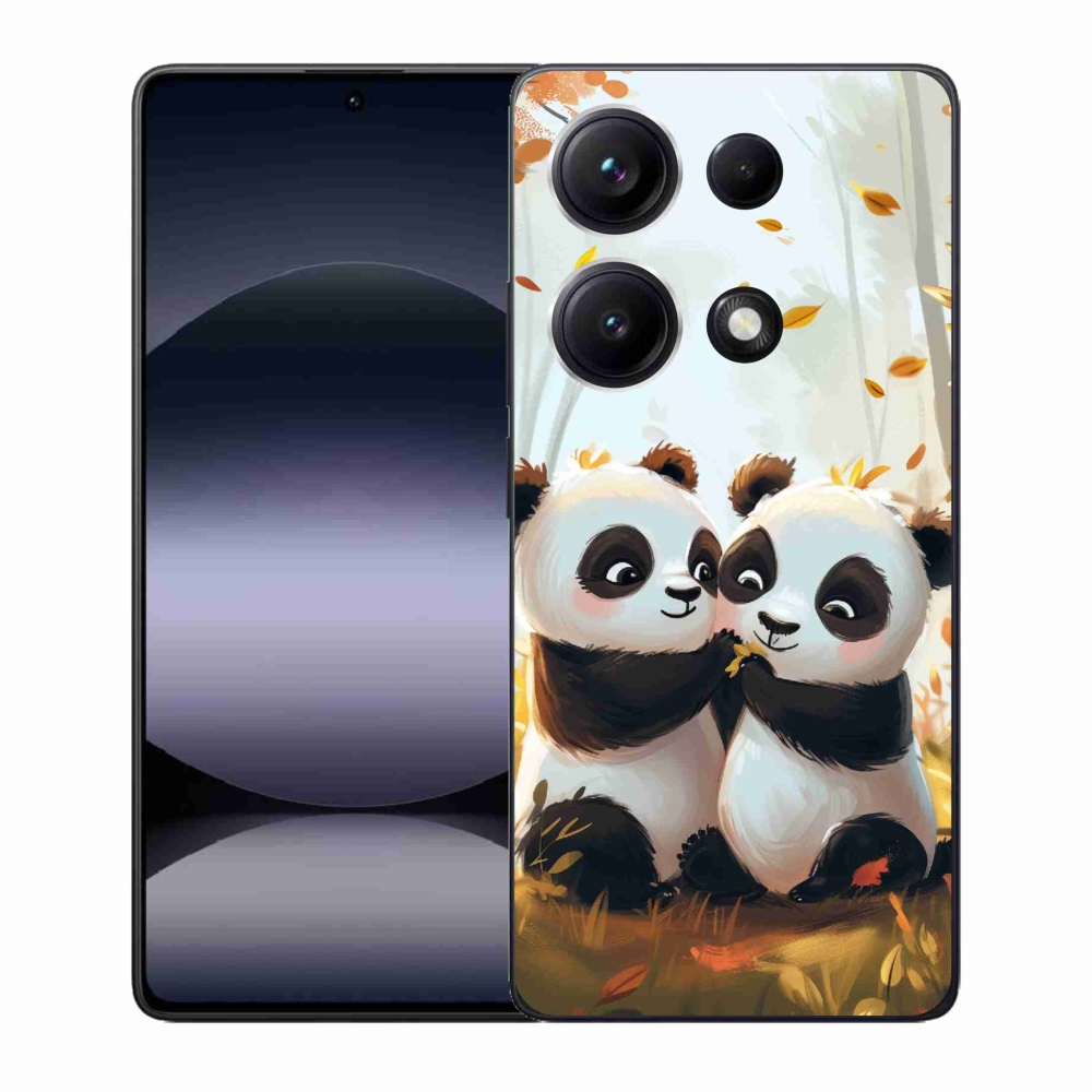 Gél borítás mmCase a Xiaomi Redmi Note 14S-hez - pandák