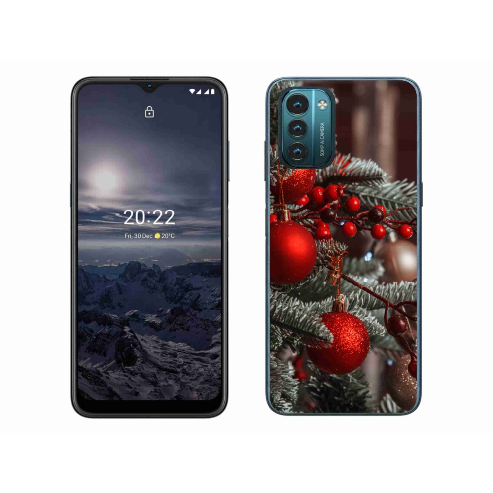 Zselés borítás mmCase a Nokia G11/G21 készülékhez - karácsonyi dekoráció 2
