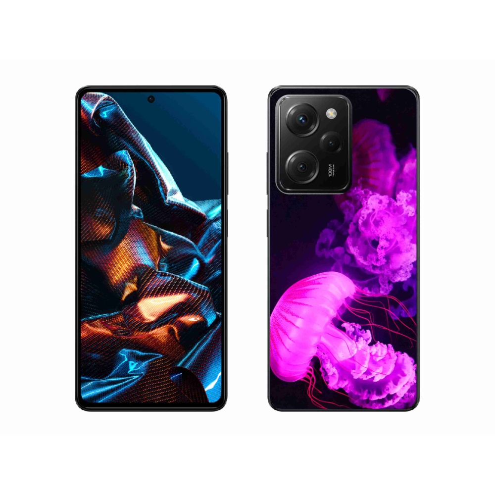 Gél borítás mmCase a Xiaomi Poco X5 Pro 5G-hez - medúza 1