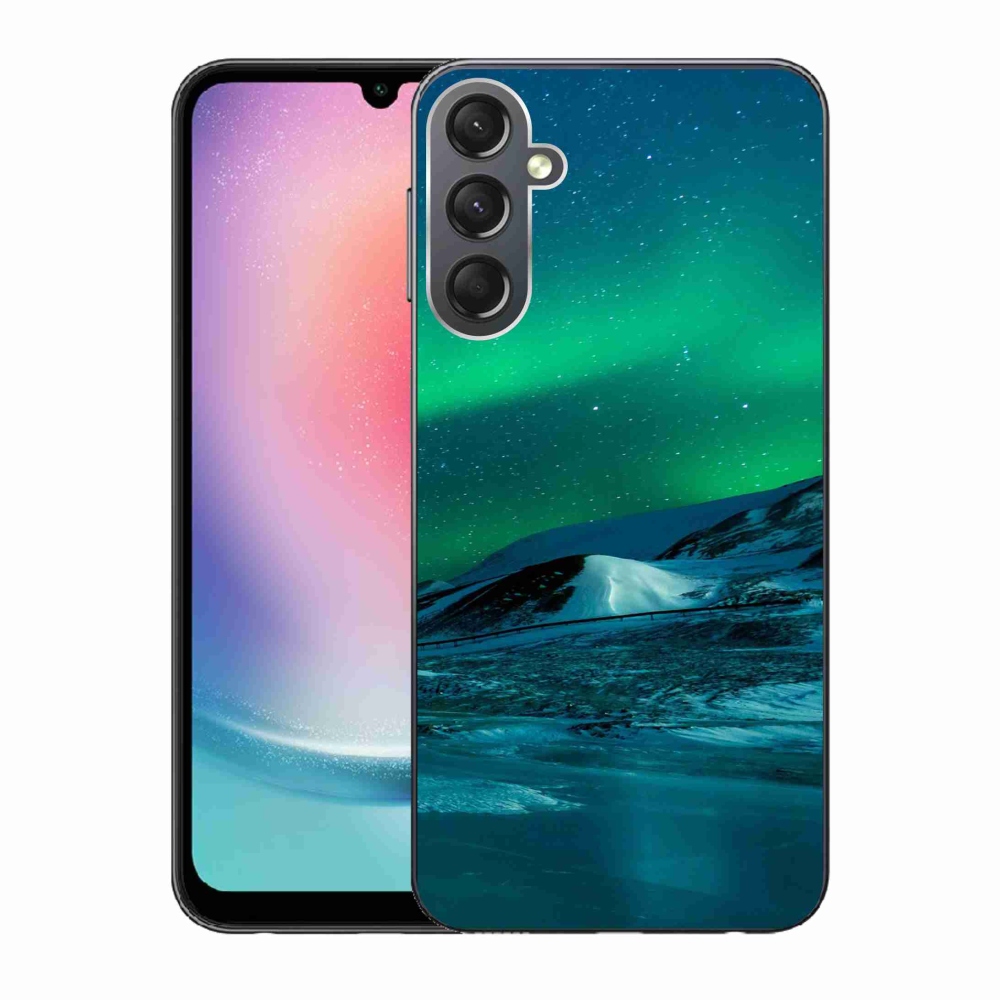 Gél borítás mmCase Samsung Galaxy A24 készülékhez - sarki fény