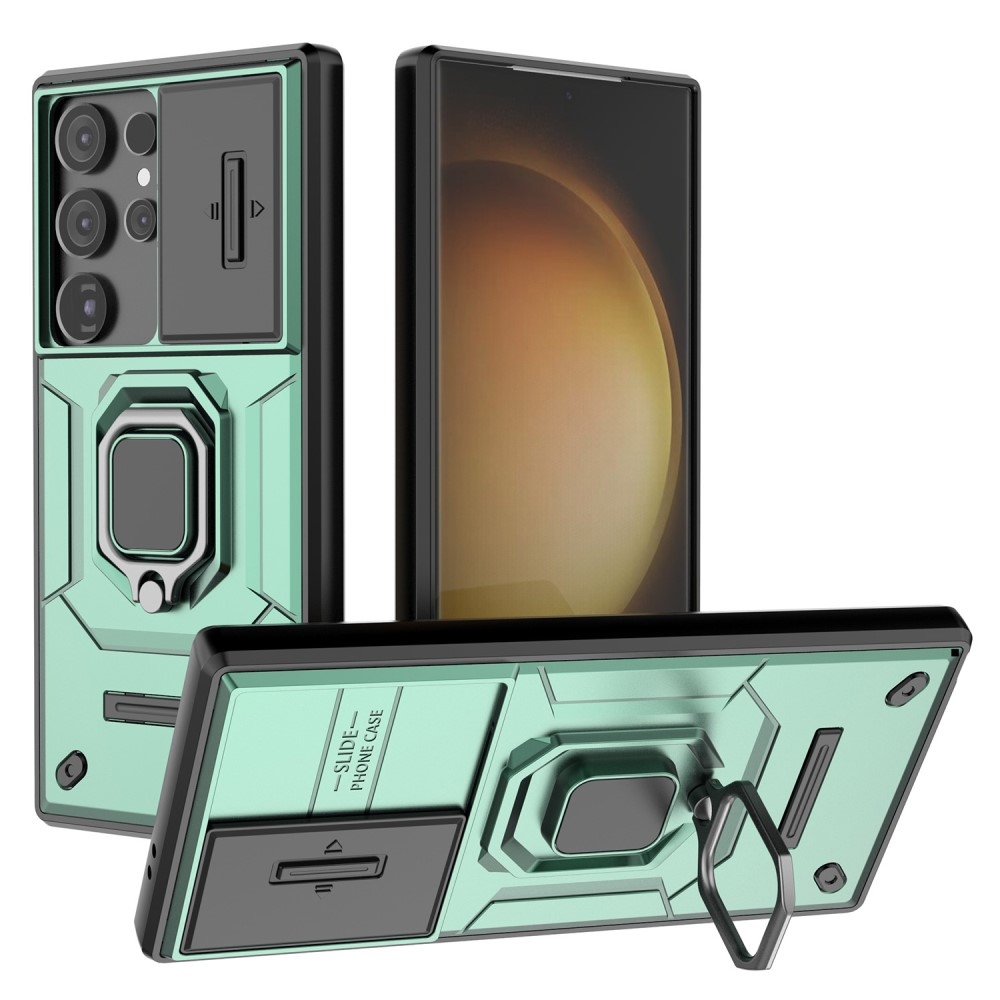 Ütésálló borítás Samsung Galaxy S24 Ultra készülékhez - zöld