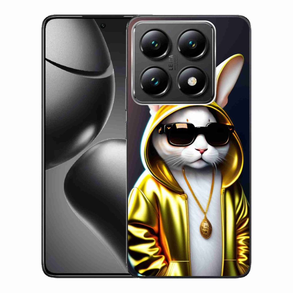 Gél borítás mmCase a Xiaomi 14T Pro számára - cat boss