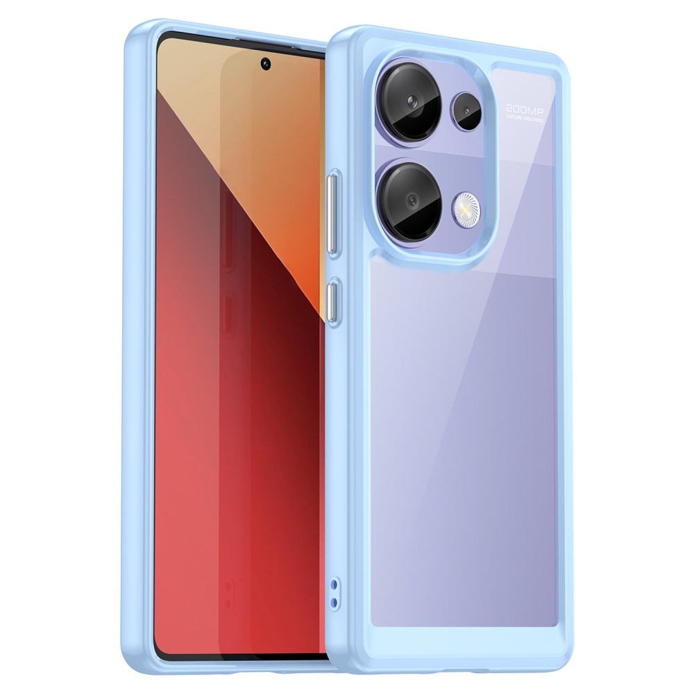 Gél tok kemény hátlappal Xiaomi Redmi Note 13 Pro 4G/Poco M6 Pro - kék
