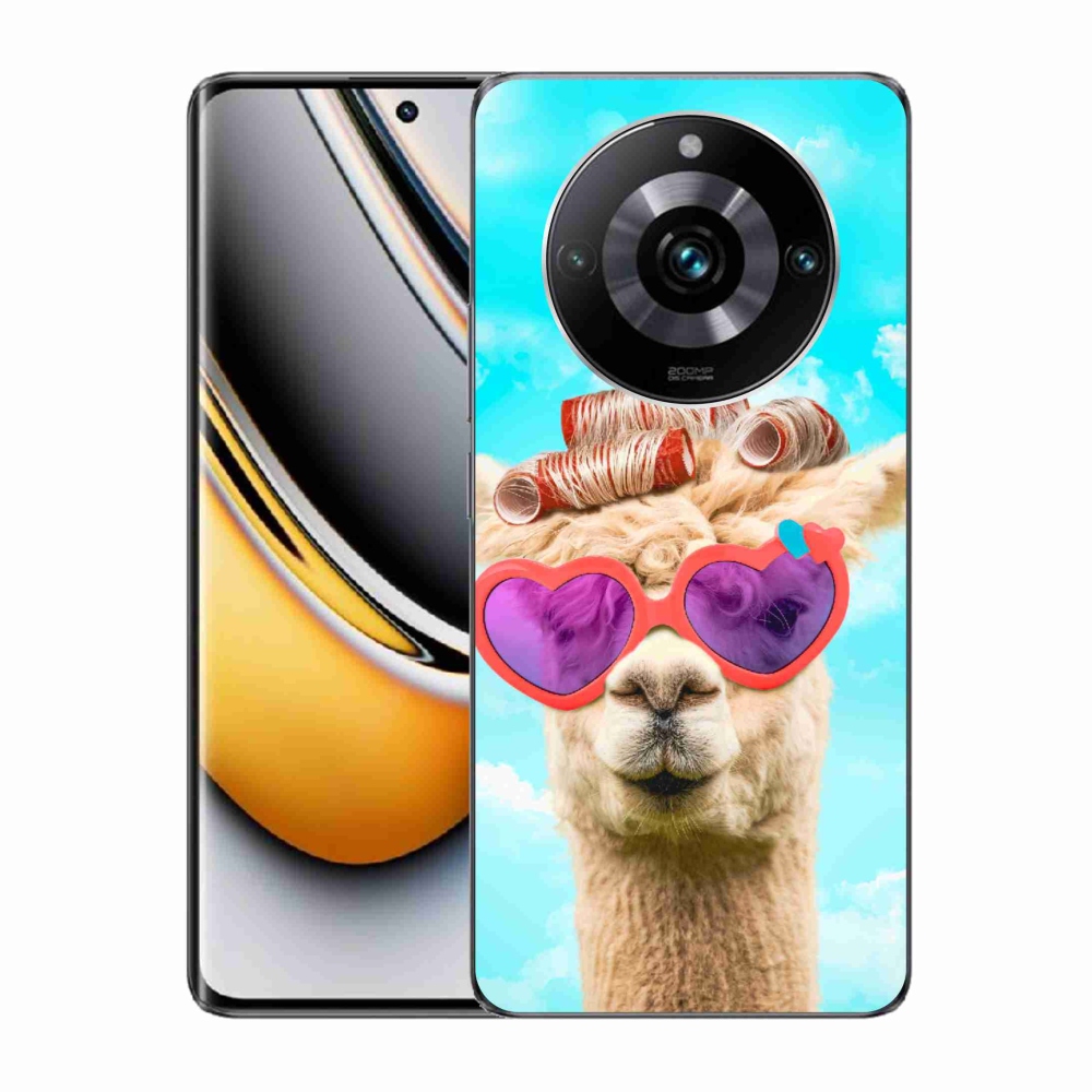 Zselés borítás mmCase a Realme 11 Pro/11 Pro+ készülékhez - szemüveges láma