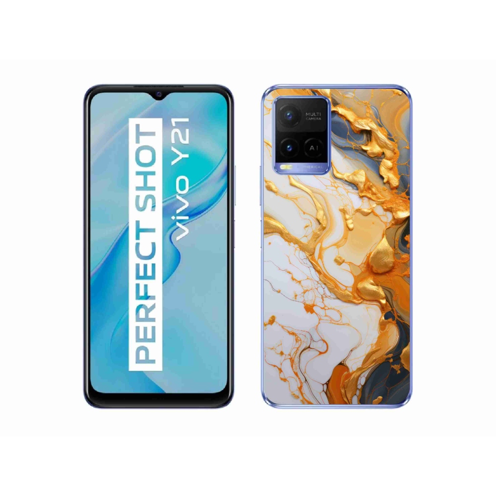 Zselés borítás mmCase a Vivo Y21/Y21s/Y33s készülékhez - absztrakt motívum 6