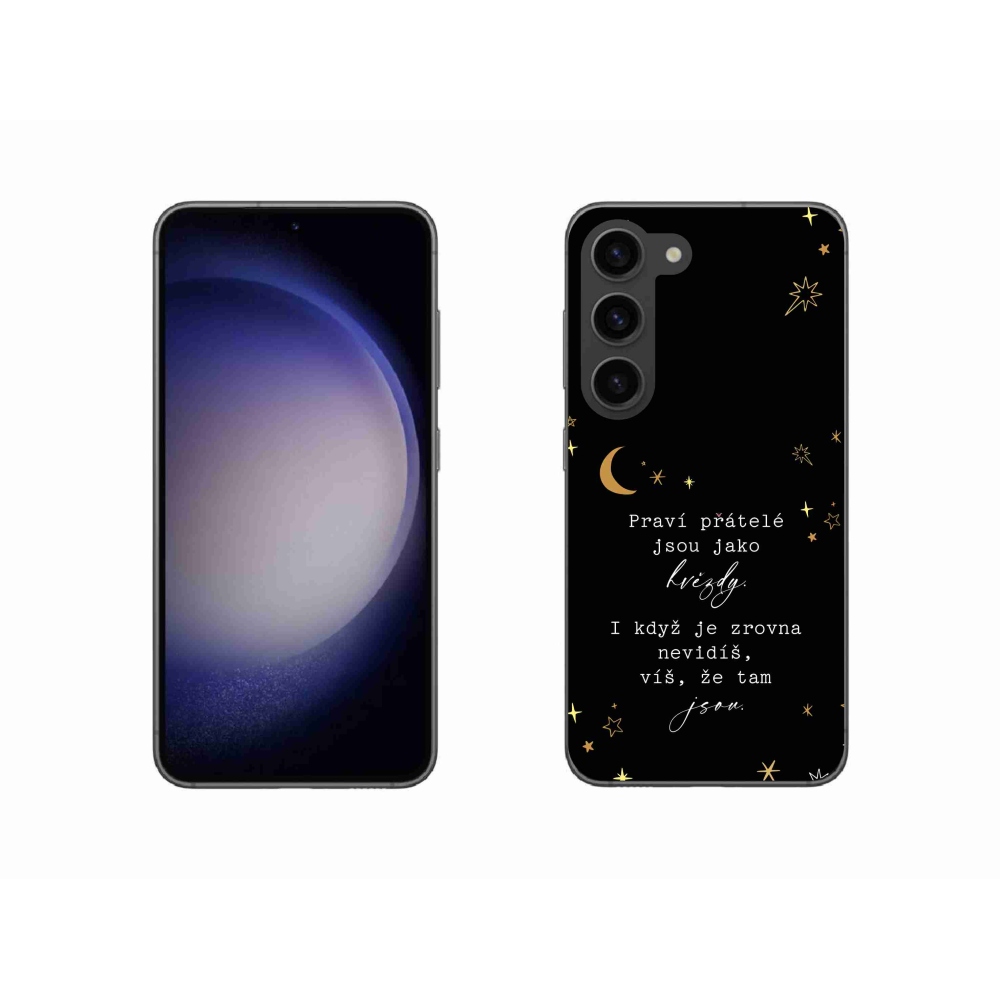 Gél borítás mmCase Samsung Galaxy S23 5G - idézem 6 fekete háttér