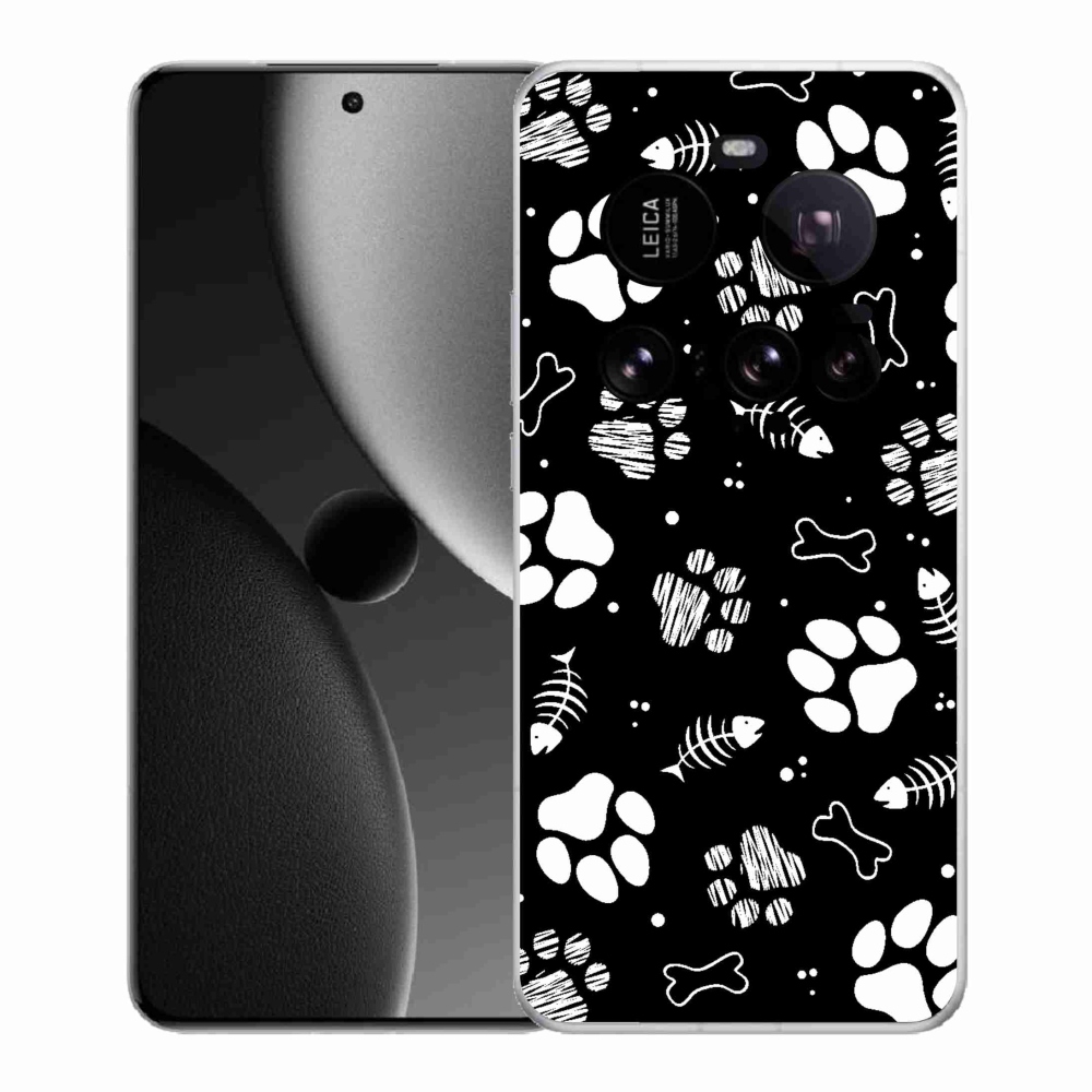 Gél borítás mmCase a Xiaomi 15 Ultra számára - kutyamancsok