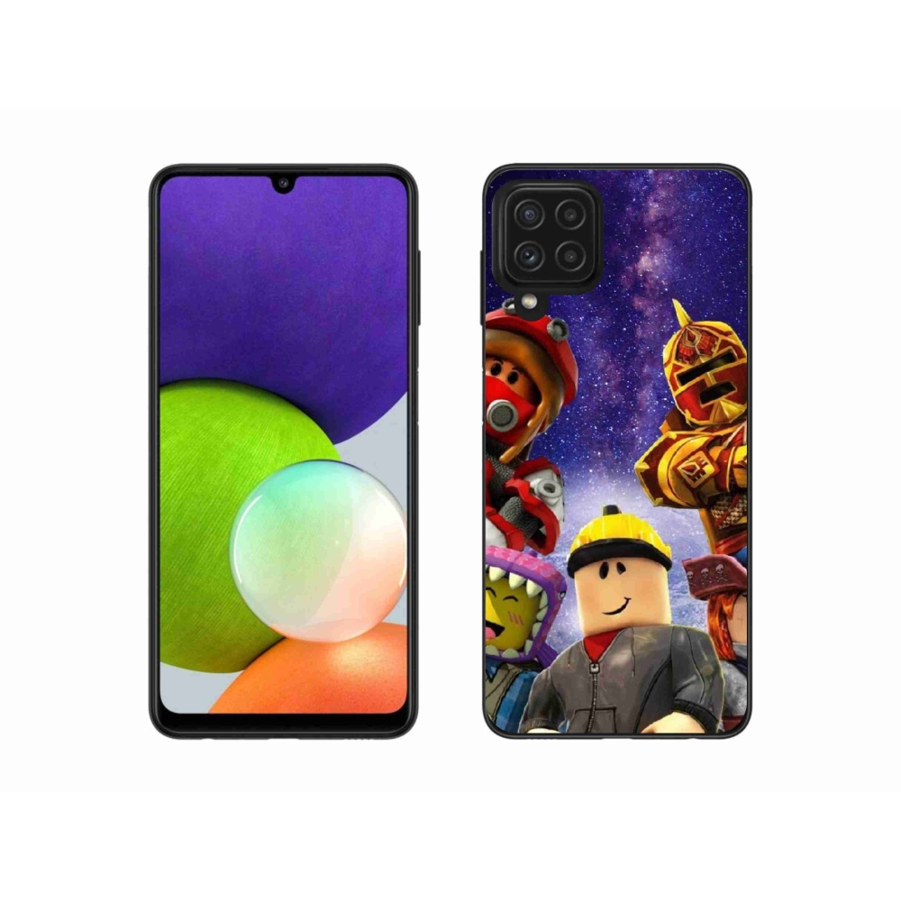Gél védőburkolat mmCase Samsung Galaxy A22 4G - roblox 3