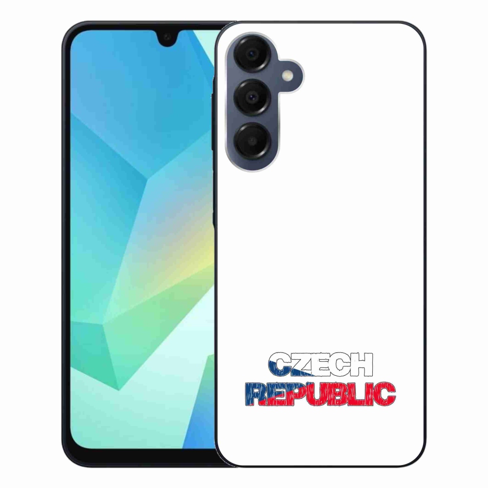 Gél borítás mmCase Samsung Galaxy A16 4G/5G - Csehország fehér háttérrel