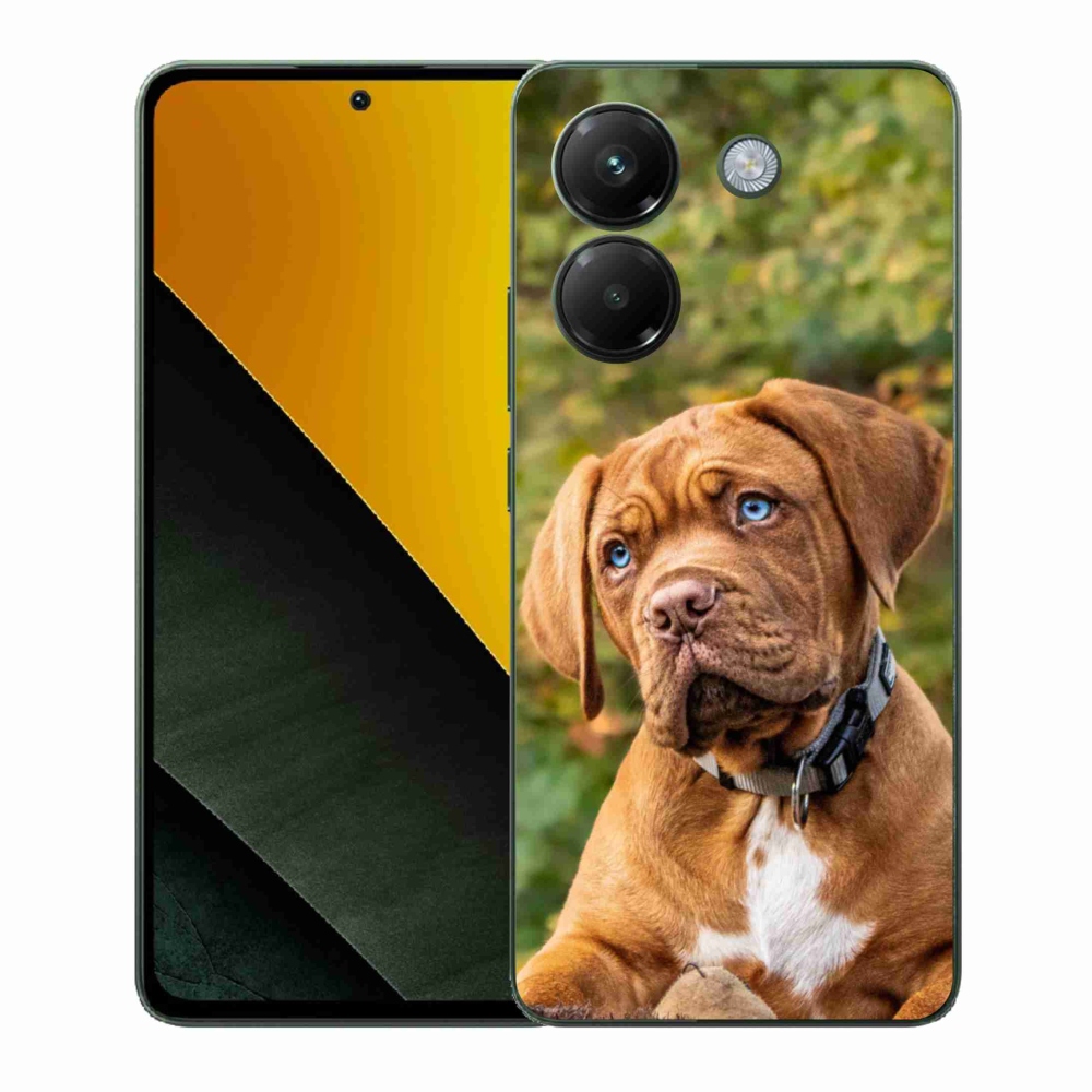 Gél borítás mmCase a Xiaomi Poco M7 Pro 5G-hez - kölyökkutyakék