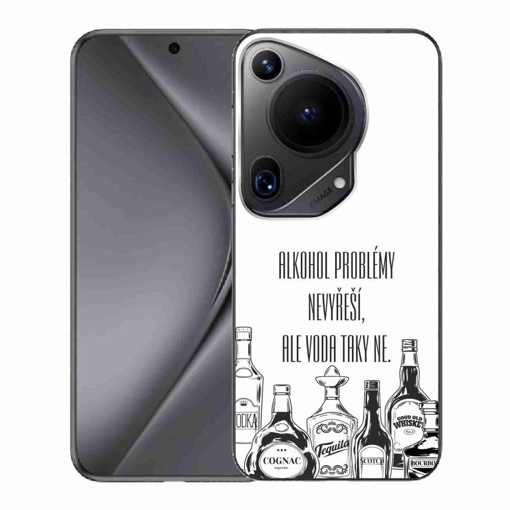 Gél borító mmCase a Huawei Pura 70 Ultra számára - vicces szöveg fehér háttérrel