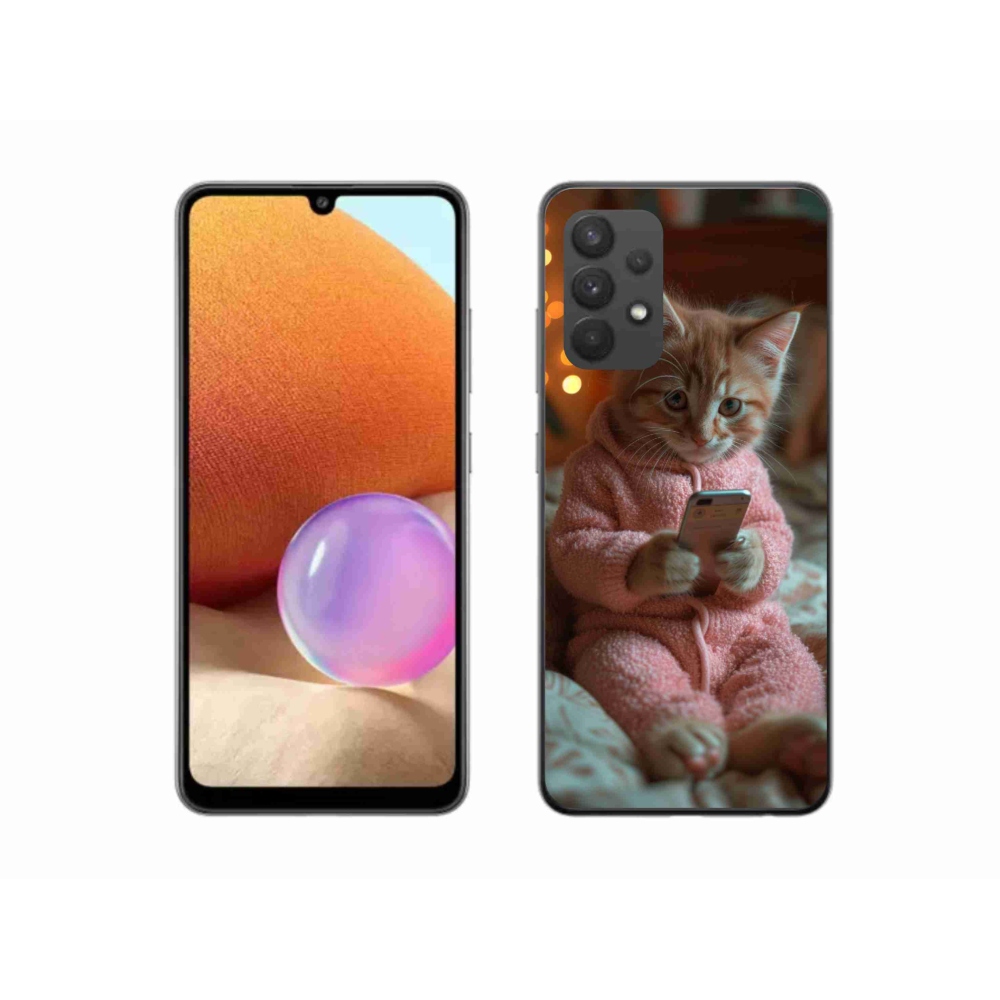 Gél védőhuzat mmCase Samsung Galaxy A32 4G - baba mobilhoz