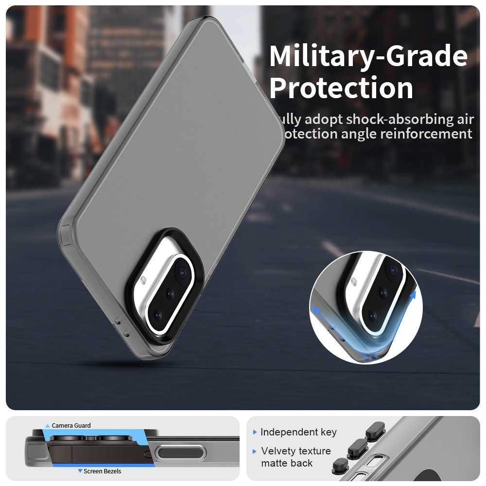 Candy matt zselés tok Samsung Galaxy A36 5G/A56 5G - fekete