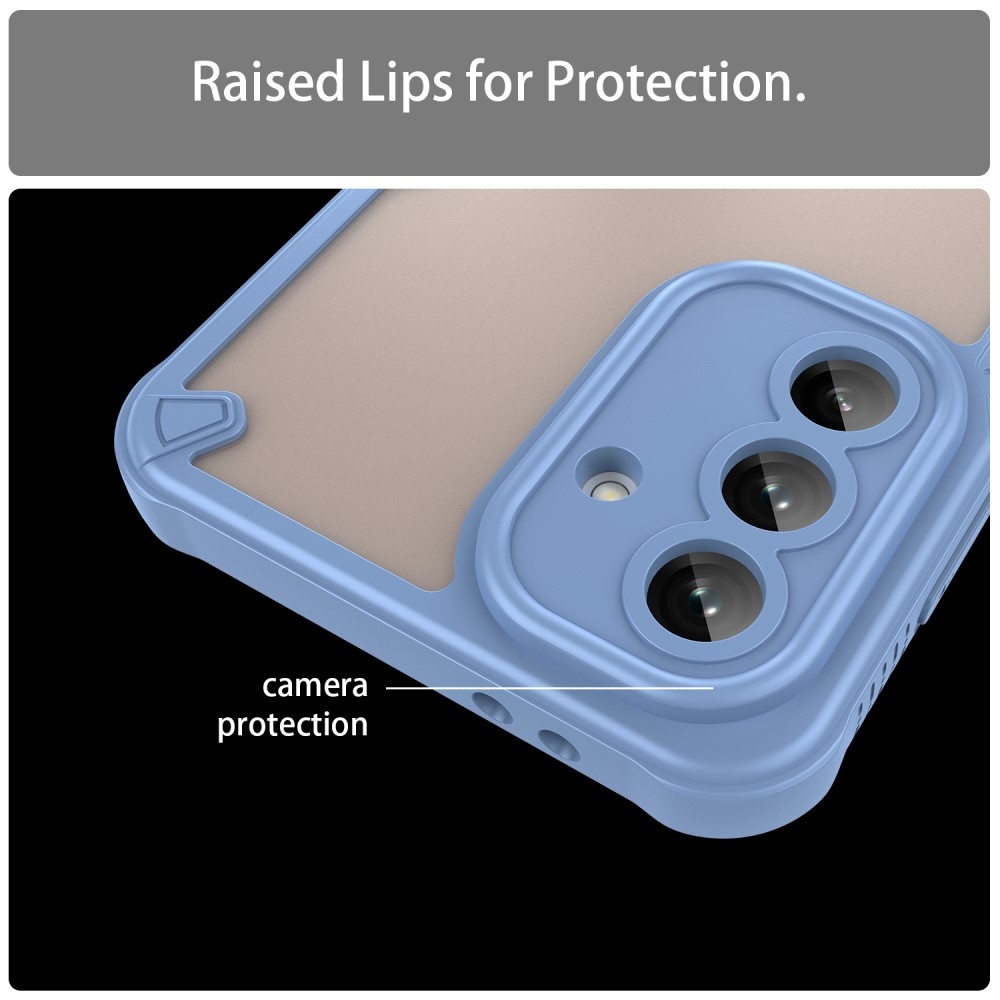 Fagyasztott tartós borítás Samsung Galaxy A56 5G készülékhez - kék