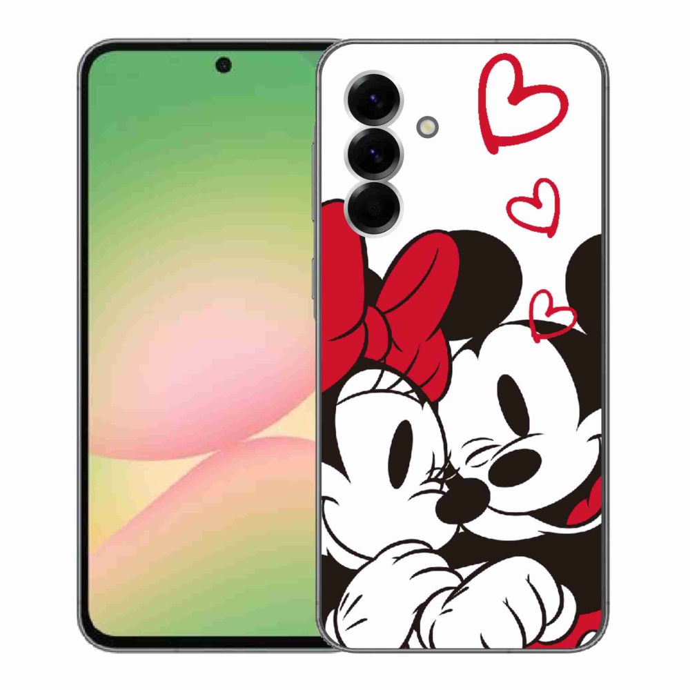 Zselés borítás mmCase Samsung Galaxy A56 5G - minnie és mickey