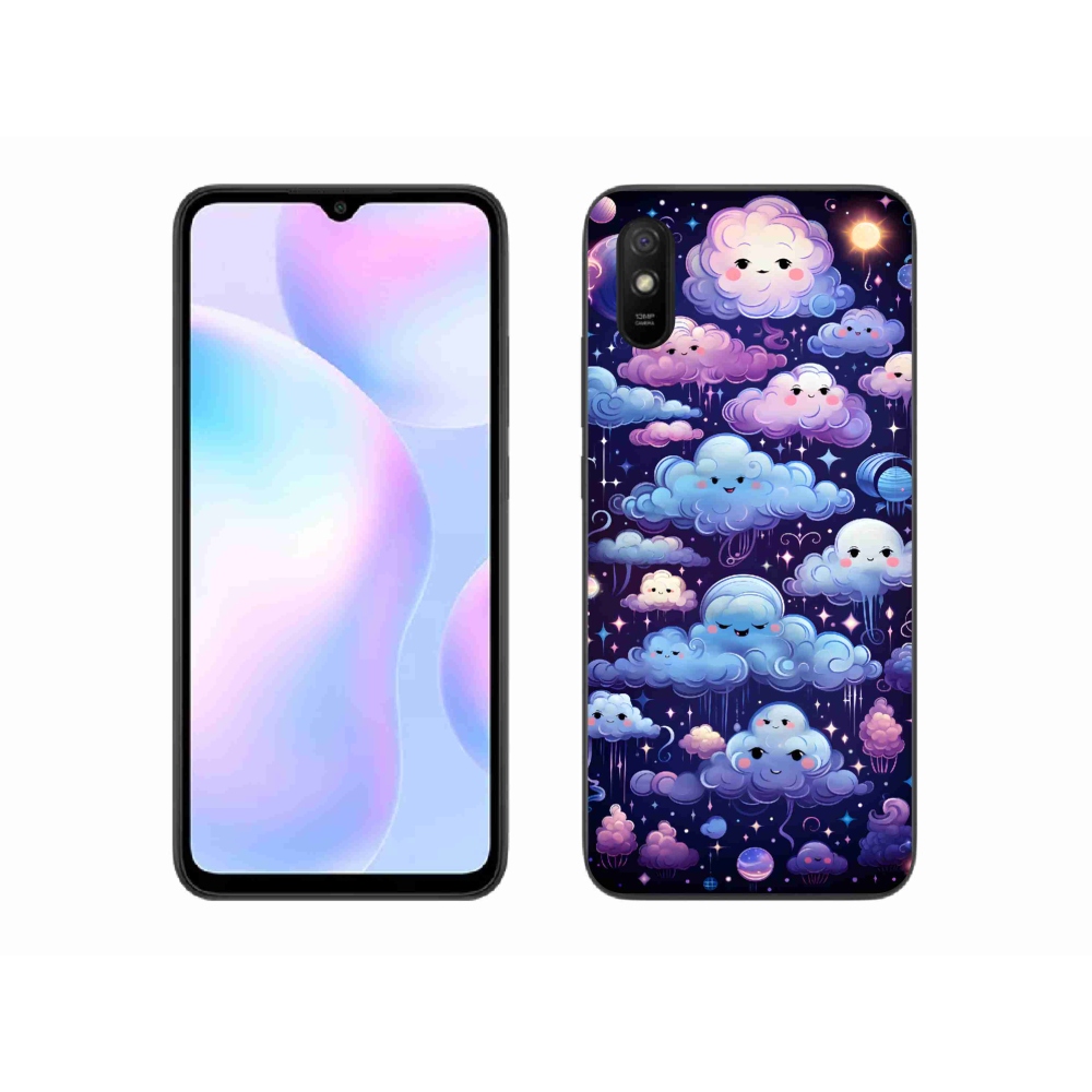 Gél borítás mmCase a Xiaomi Redmi 9A számára - felhők