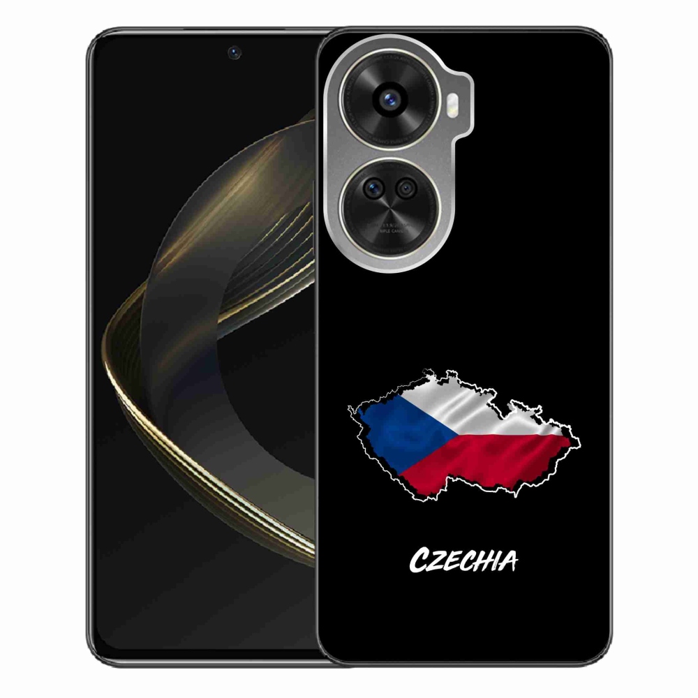 Gél borítás mmCase a Huawei Nova 12 SE-hez - Csehország fekete háttérrel