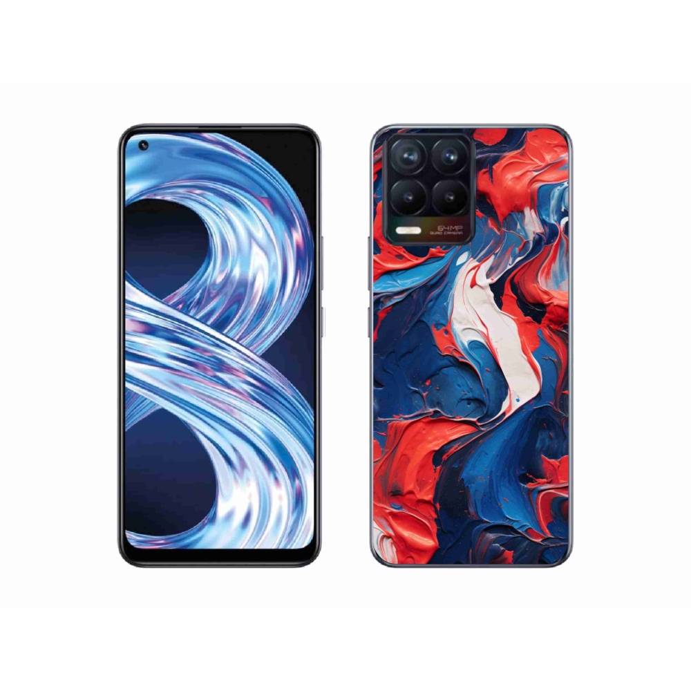 Gél borítás mmCase a Realme 8 4G-hez - absztrakt motívum 7
