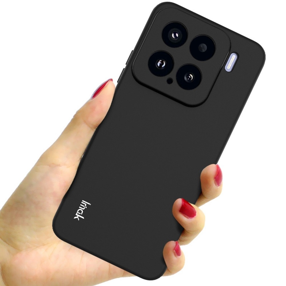 IMK matt zselés tok Xiaomi 15-öshöz - fekete