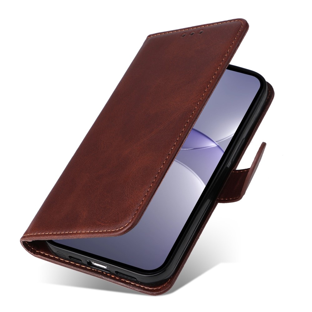 Könyvtáska a Huawei Nova 13 5G-hez - barna színű