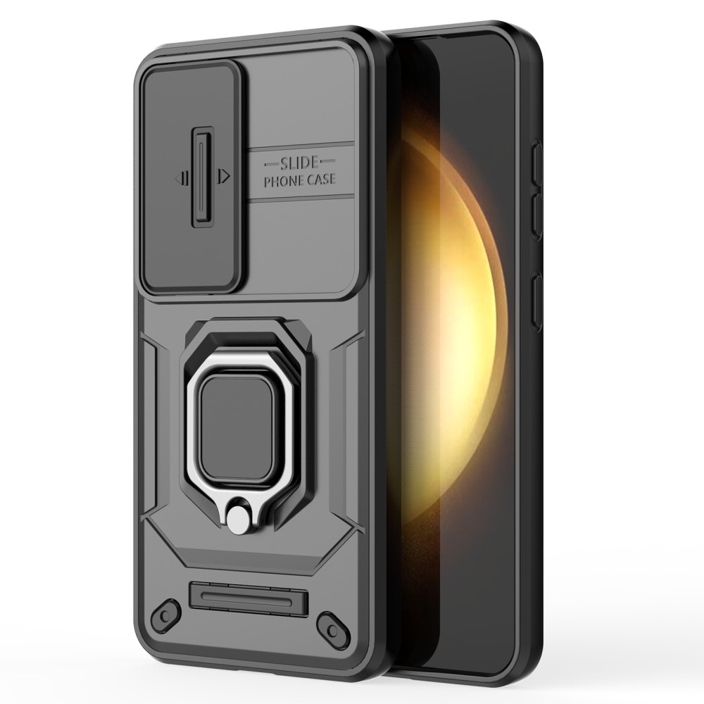 Lencseálló borítás Samsung Galaxy S25 készülékhez - fekete