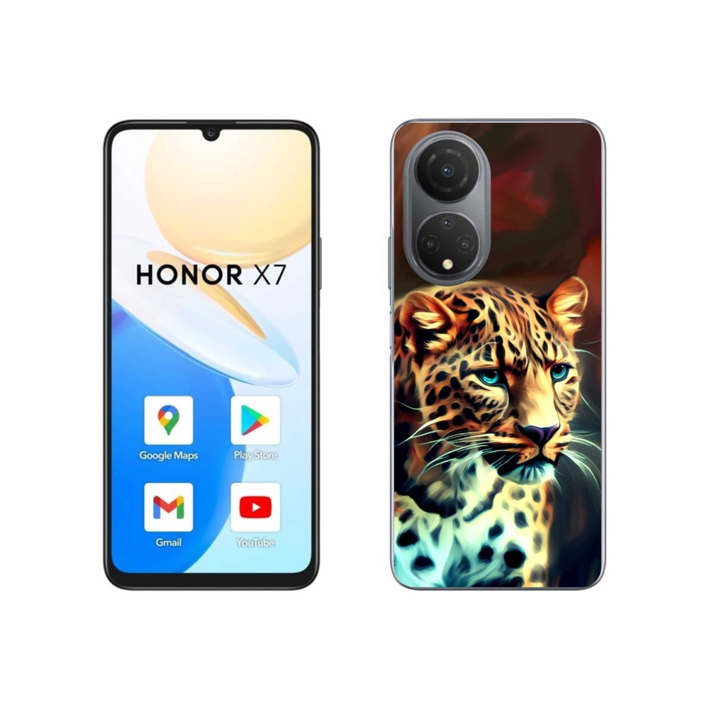 Zselés borítás mmCase a Honor X7-hez - leopárd