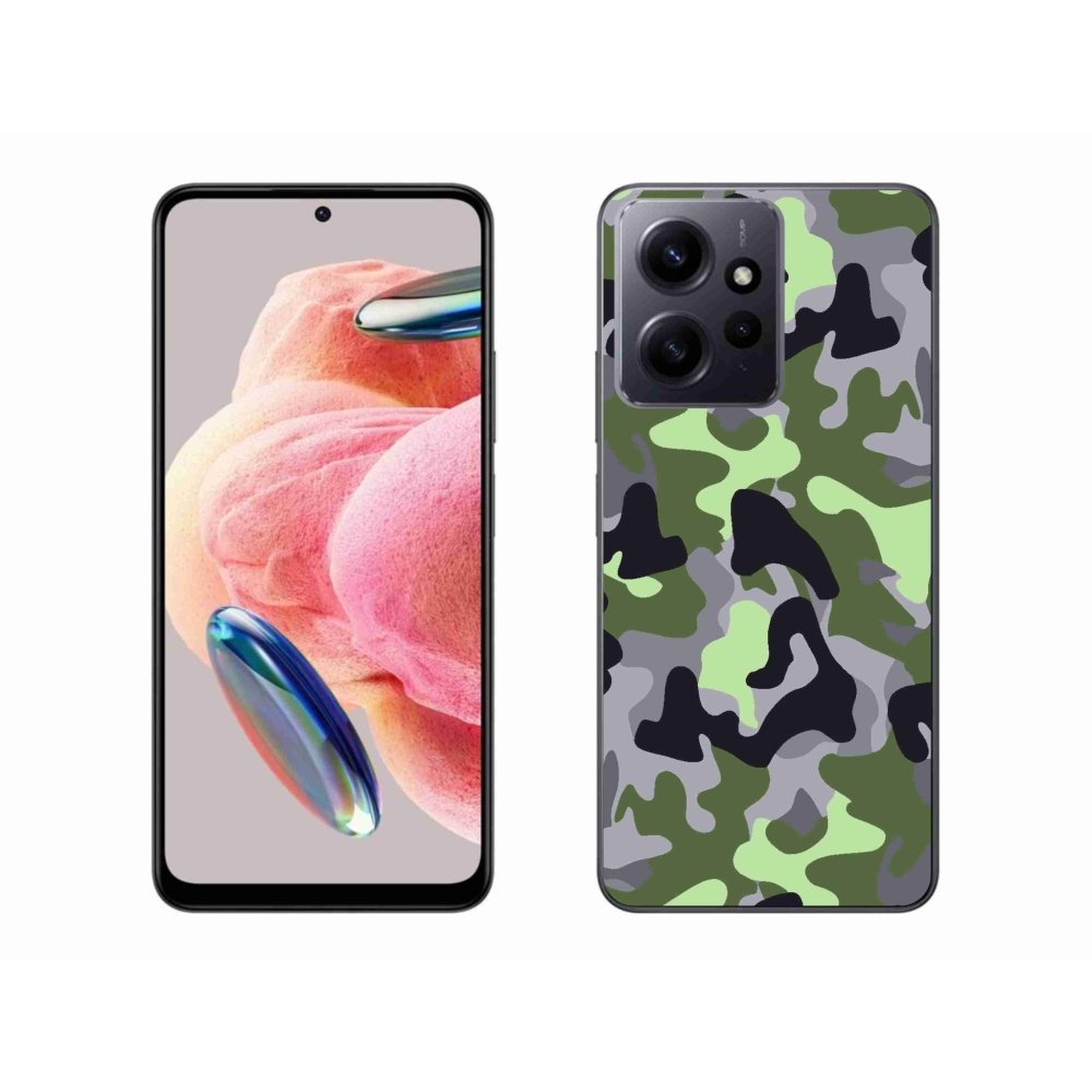 Gél borítás mmCase a Xiaomi Redmi Note 12 4G-hez - terepszínű minta 7