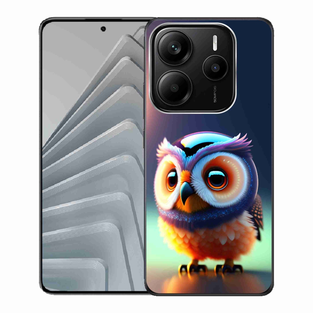 Gél borítás mmCase a Xiaomi Redmi Note 14 5G-hez - bagoly