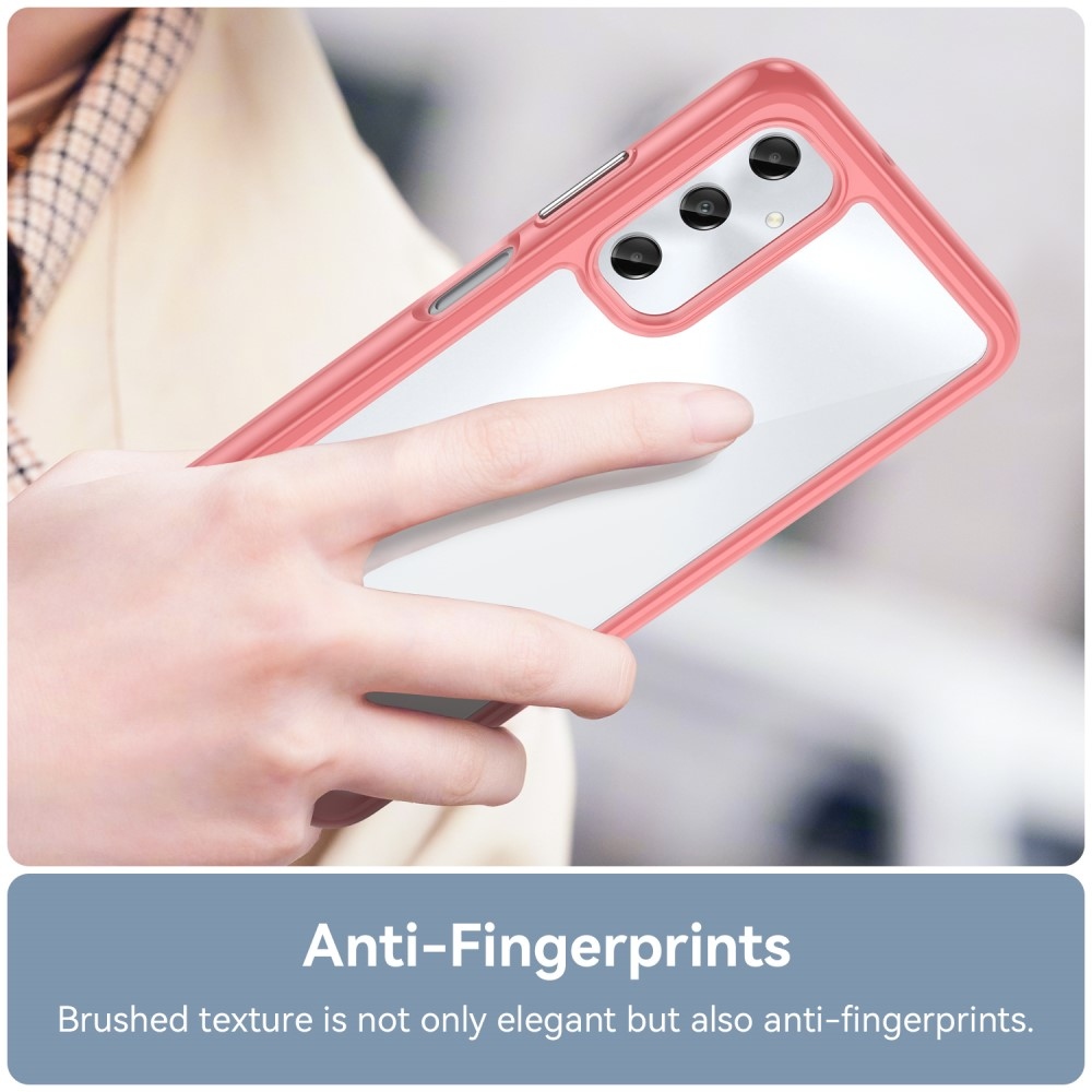 Gél tok kemény hátlappal Samsung Galaxy A05s készülékhez - piros