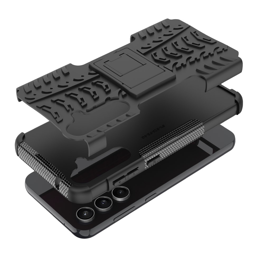 Rúgásálló borítás Samsung Galaxy S23 FE készülékhez - fekete