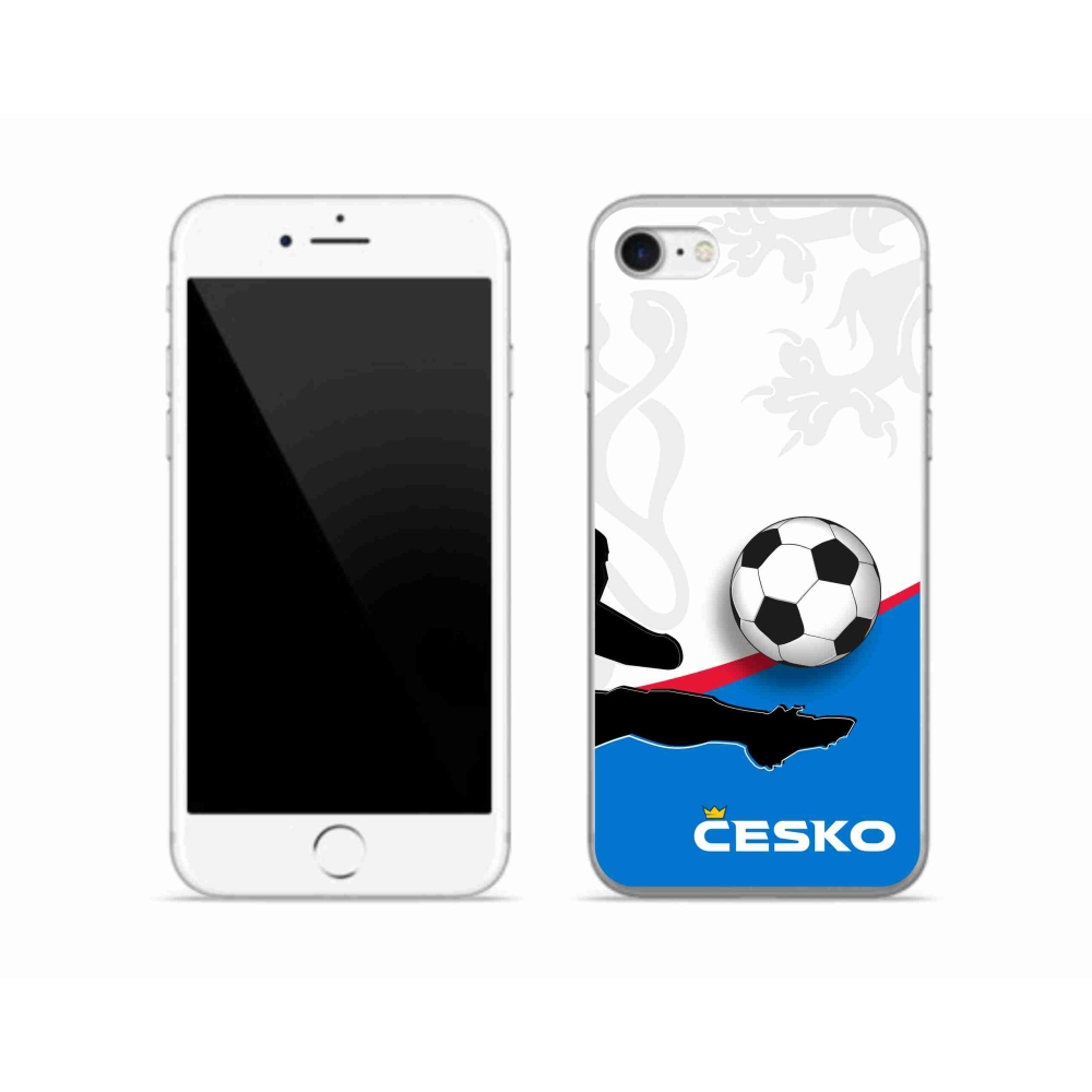 Gél borítás mmCase iPhone SE (2020) - Labdarúgás Csehország 3