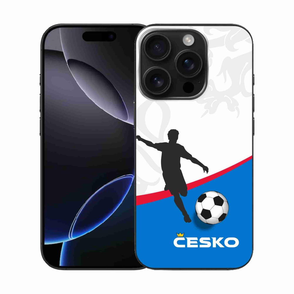 Gél borítás mmCase iPhone 16 Pro készülékhez - futball Csehország 1