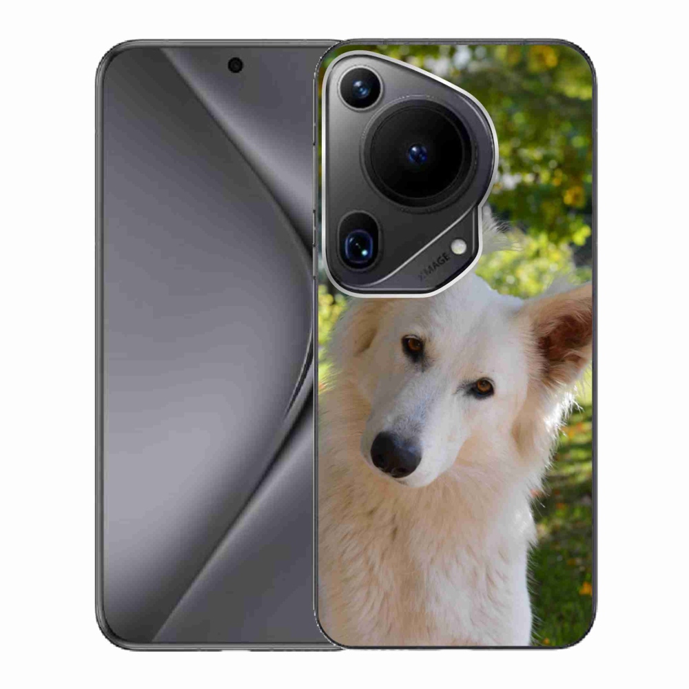 Gél borító mmCase a Huawei Pura 70 Ultra - fehér svájci juhász 1