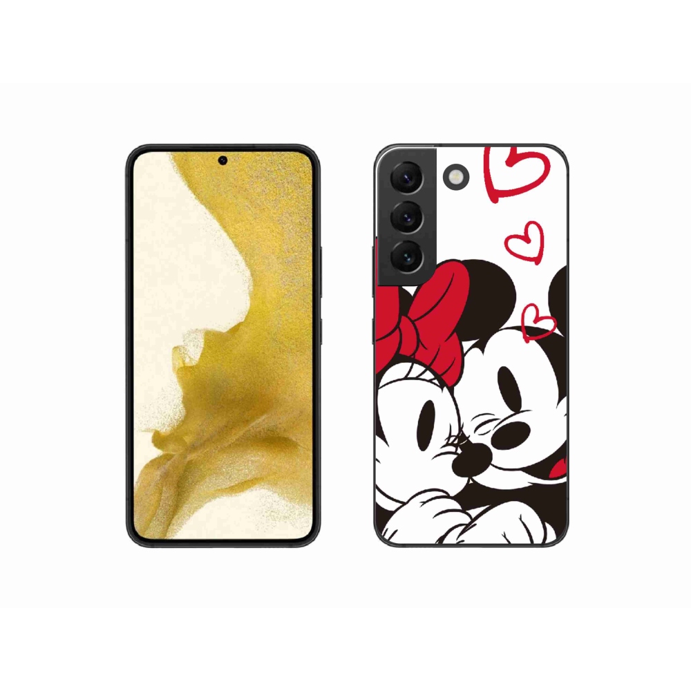 Zselés borítás mmCase Samsung Galaxy S22 5G - minnie és mickey