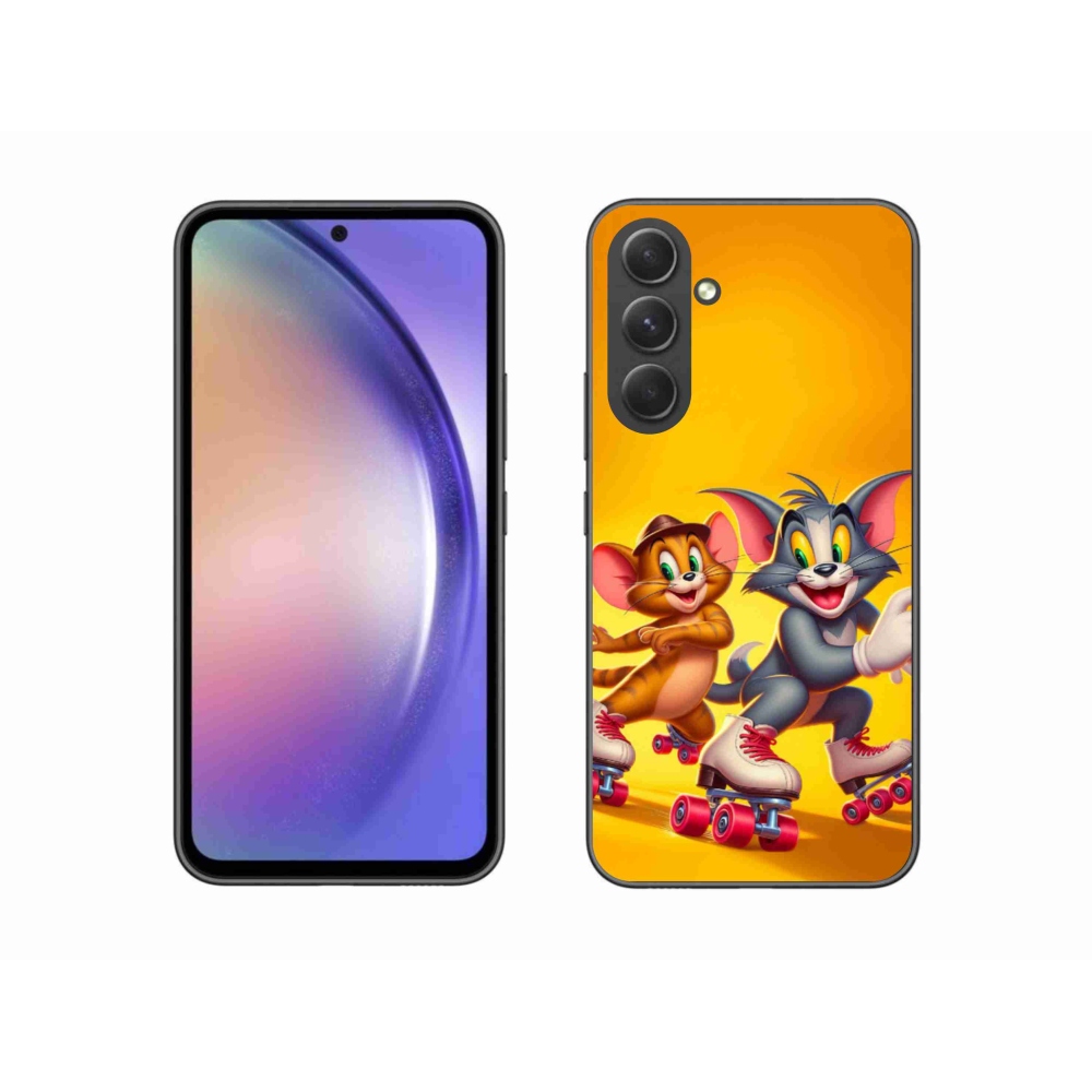 Zselés borítás mmCase Samsung Galaxy A54 5G - tom and jerry