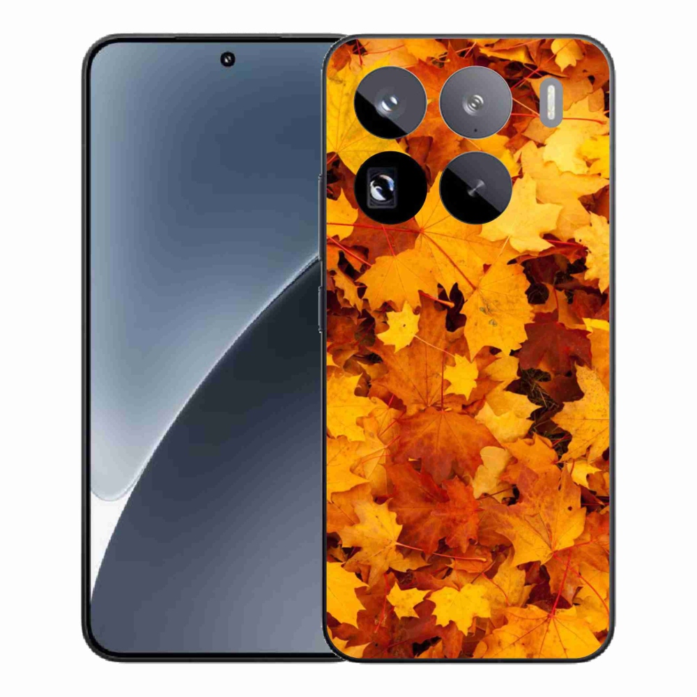 Gél borítás mmCase a Xiaomi 15 Pro-hoz - juharlevelek