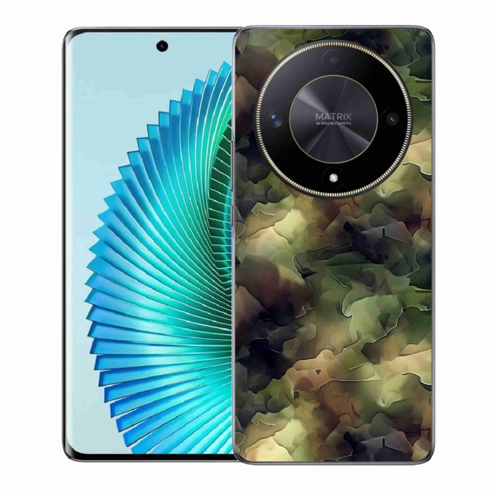 Zselés borítás mmCase a Honor Magic 6 Lite 5G számára - álcázó minta 10