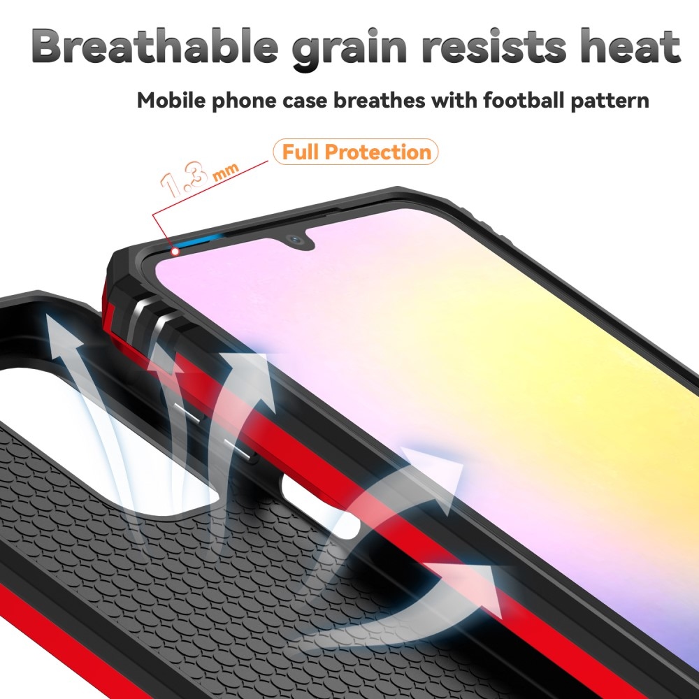 Gyűrűálló borítás Samsung Galaxy A26 5G készülékhez - piros