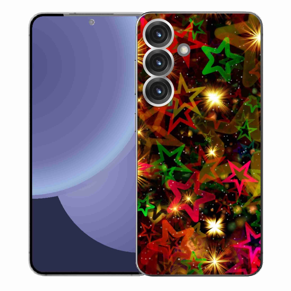 Zselés borítás mmCase Samsung Galaxy S25+ - színes csillagok