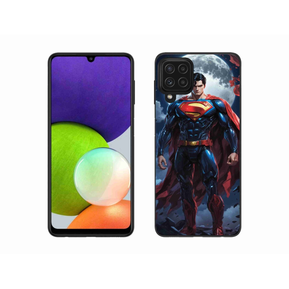 Gél védőhuzat mmCase Samsung Galaxy A22 4G - superman