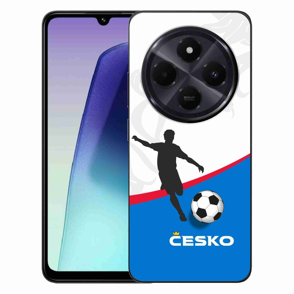 Gél borítás mmCase a Xiaomi Redmi 14C/Poco C75 - futball Csehország 1