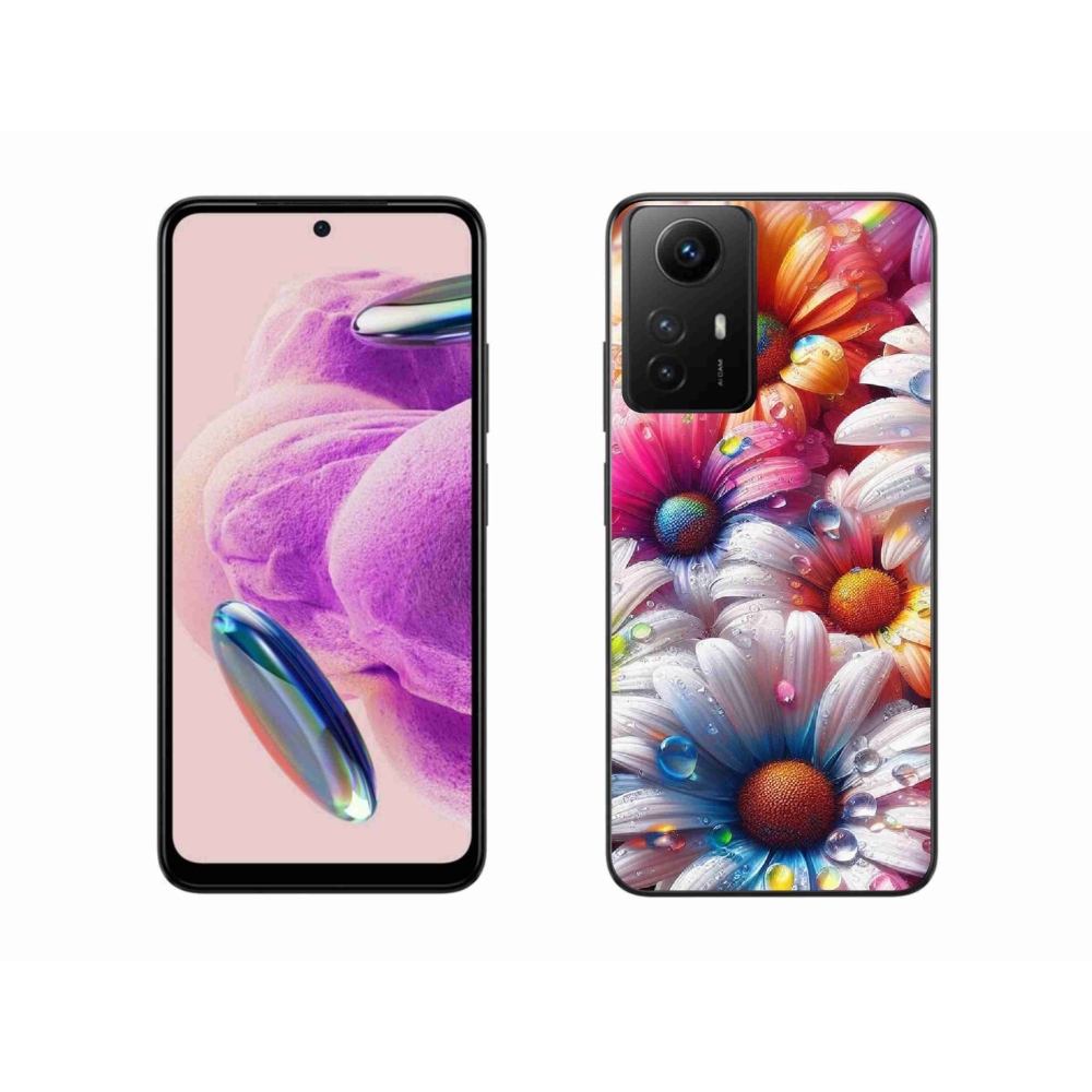 Gél borítás mmCase a Xiaomi Redmi Note 12S-hez - színes százszorszépek