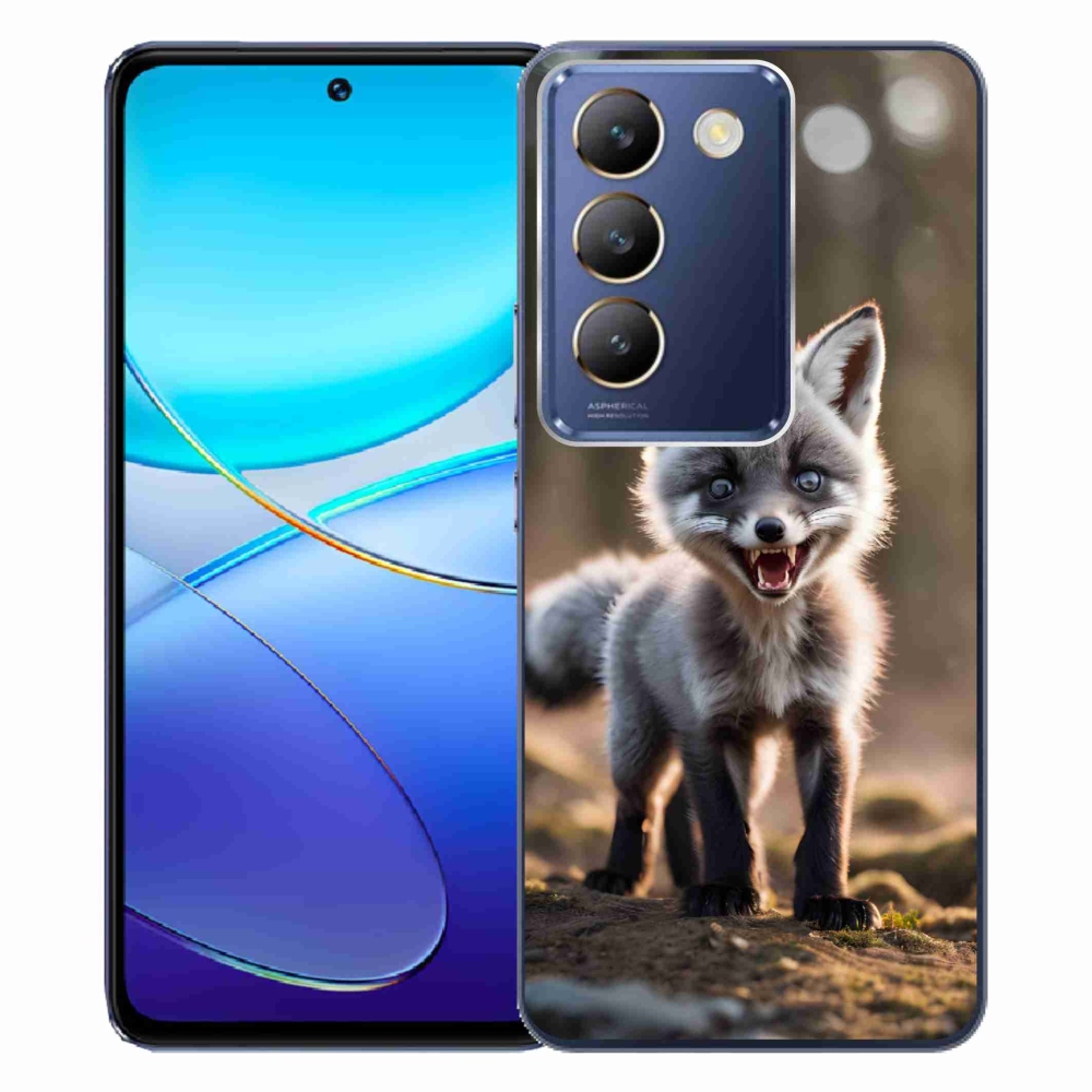 Gél borító mmCase a Vivo V40 SE 4G/5G készülékhez - angry fox