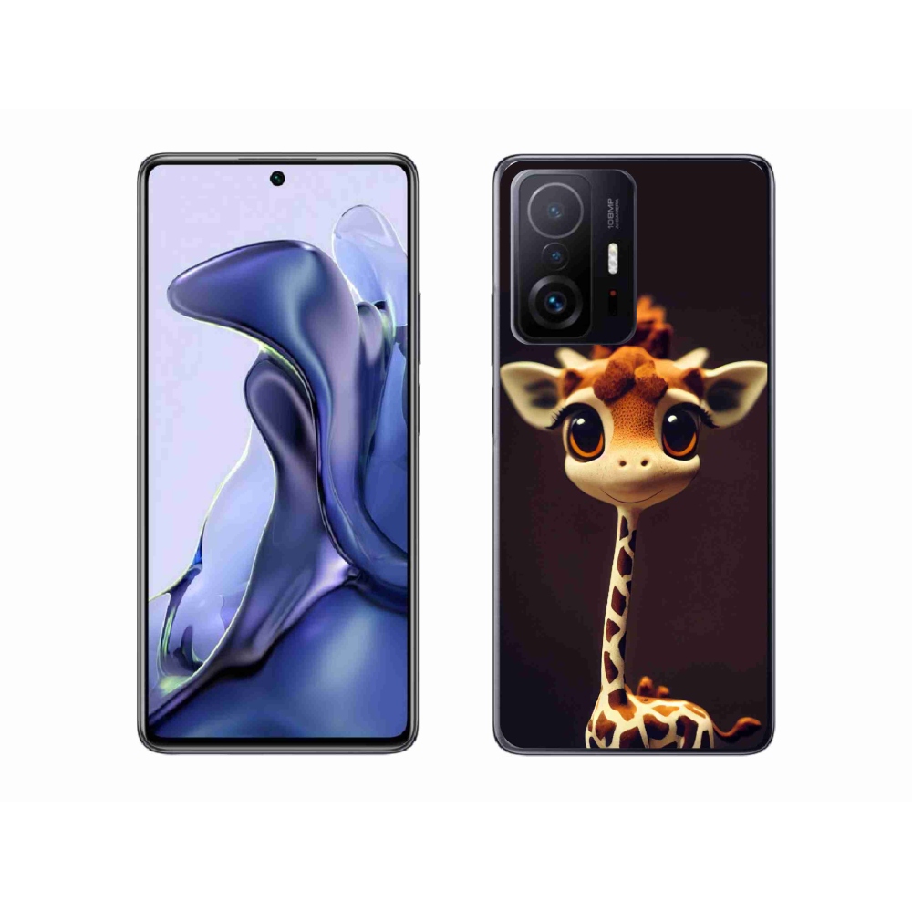 Gél borítás mmCase a Xiaomi 11T-hez - kis zsiráf