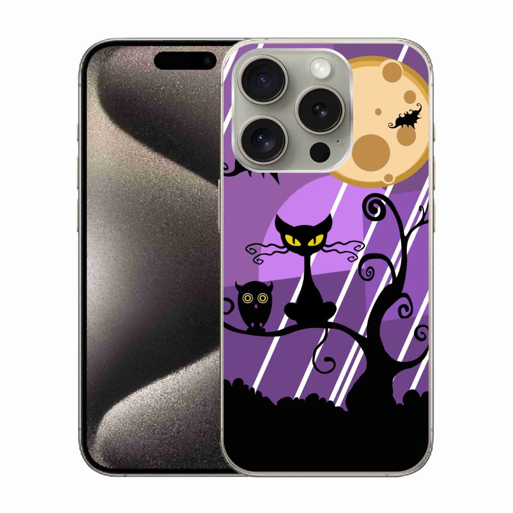 Zselés borítás mmCase iPhone 15 Pro készülékhez - halloween