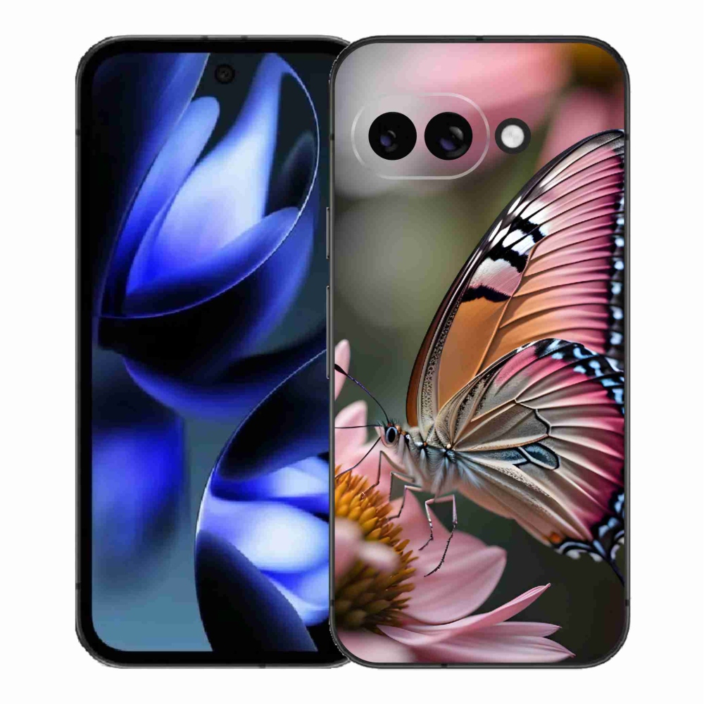 Gél borítás mmCase a Google Pixel 9a számára - színes pillangó